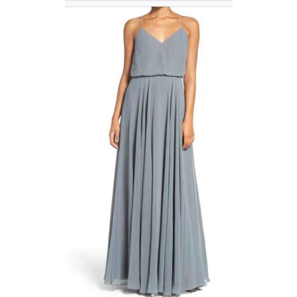 Jenny Yoo Dresses & Skirts - Jenny Yoo Bridesmaid Dress Inesse mineral gray size 26